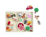 Pumpkin Patch Wood Toy Set