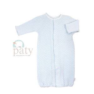 Paty Newborn Long Sleeve Converter Gown - Choose Color