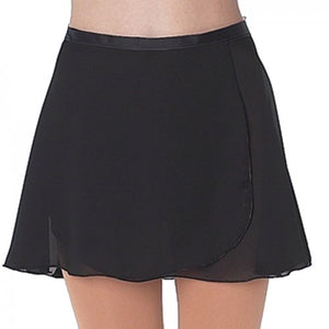 
            
                Load image into Gallery viewer, 4490BK - Ladies 12” Georgette Wrap Skirt in Black - One Size
            
        