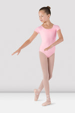 CL5602 - Girls Candy Pink Dujour Cap Sleeve Leotard - Select Size