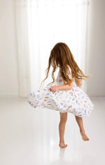 Texas Kids Organic Cotton Short Sleeve Twirl Dress - Select Size