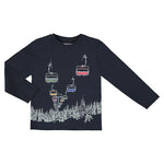 Denim Glow In The Dark Long Sleeve Boy’s Tee - Select Size