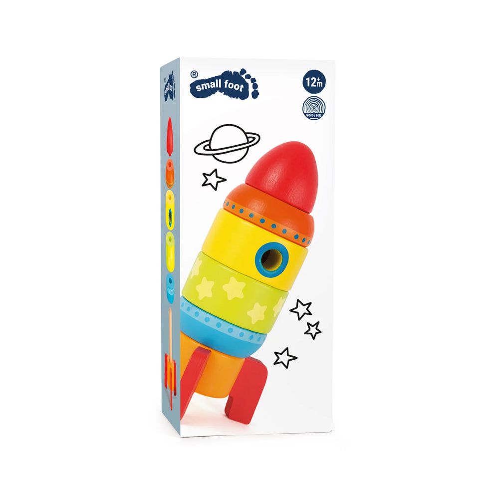 Colorful Stacking Rocket Playset