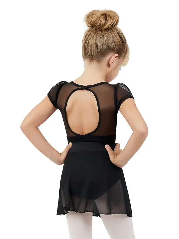 TC0011C - Girl’s Pull-On Skirt in Black - Select Size