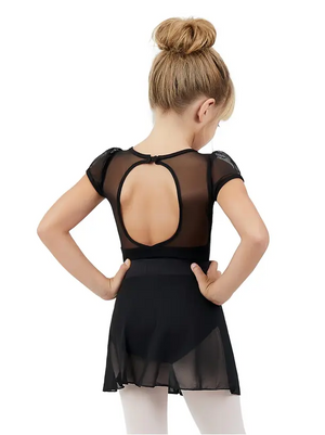 TC0011C - Girl’s Pull-On Skirt in Black - Select Size
