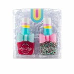 Little Lady Nail Polish Holiday Duo - So Very Strawberry & Peppermint Sprinkles