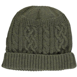 Arcadia Green Cotton Beanie Hat - Select Size