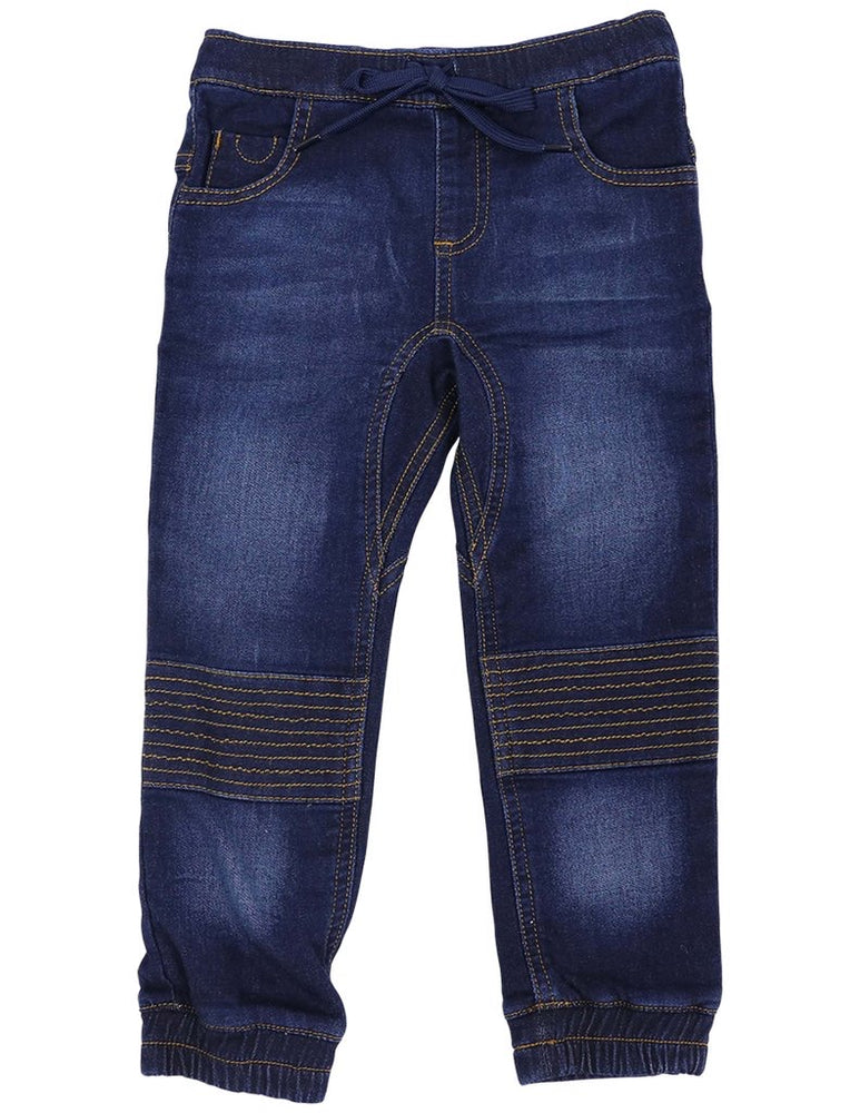 
            
                Load image into Gallery viewer, Bear In There Denim Knit Pant - Dark - Select Size
            
        