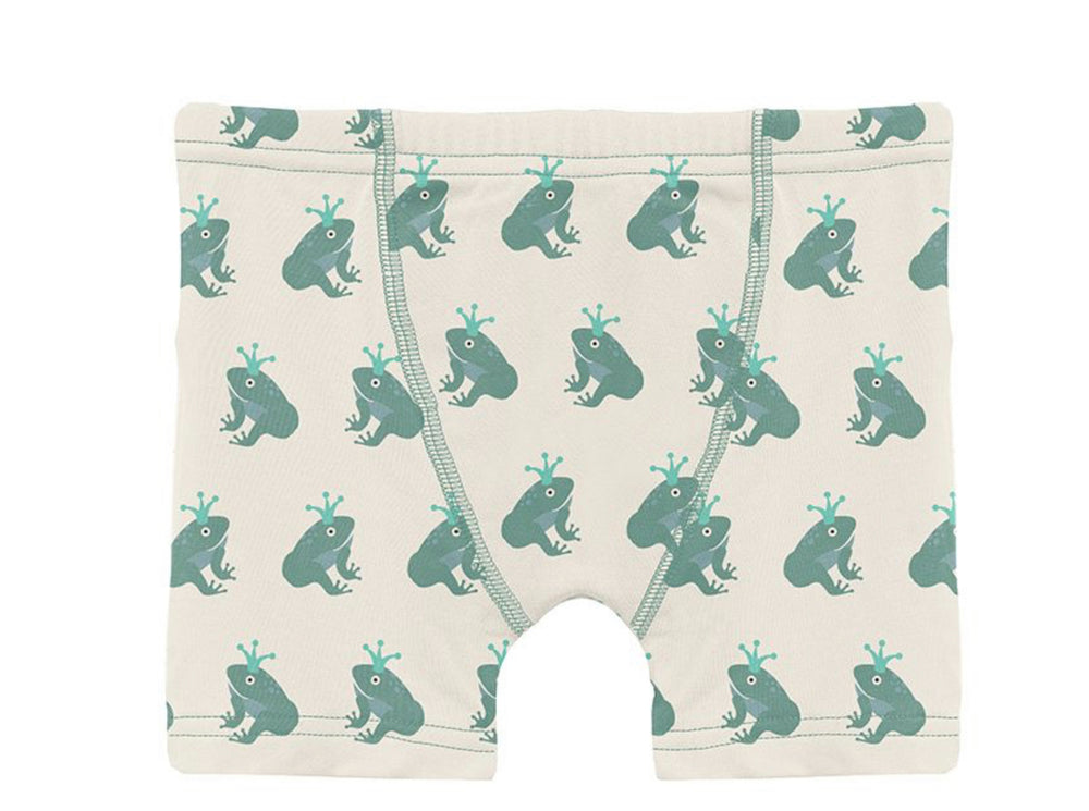 
            
                Load image into Gallery viewer, Natural Frog Prince Print Boys Boxer Brief - Select Size
            
        