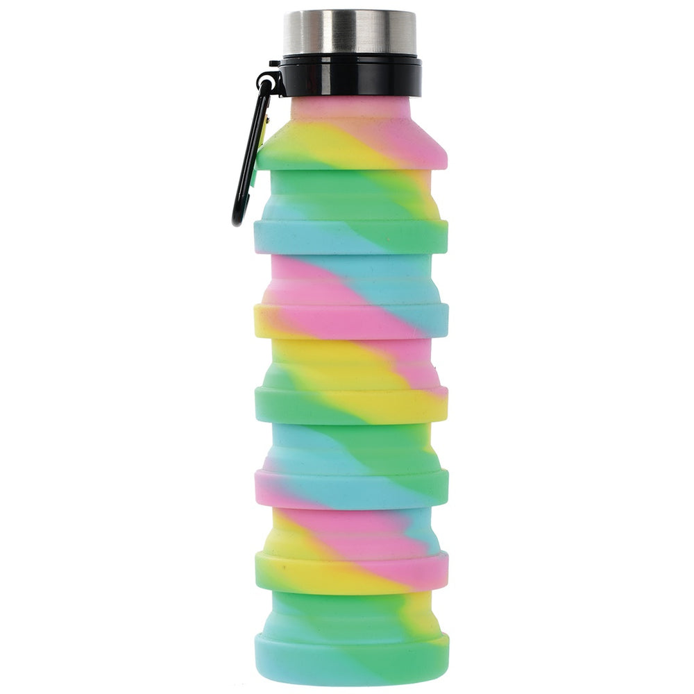 
            
                Load image into Gallery viewer, Swirl Tie Dye Silicone Collapsible Water Bottle
            
        