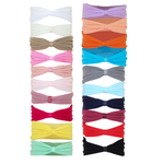 Wide Nylon Headband: Add-A-Bow - Select Color