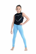 Heart Black Girls Sleeveless Dance Tee - Select Size