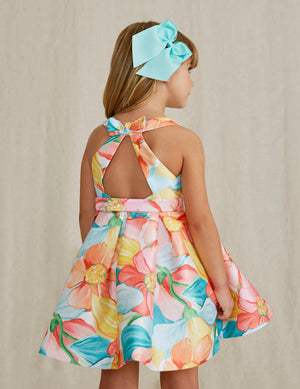 Floral Mikado Print Dress - Select Size