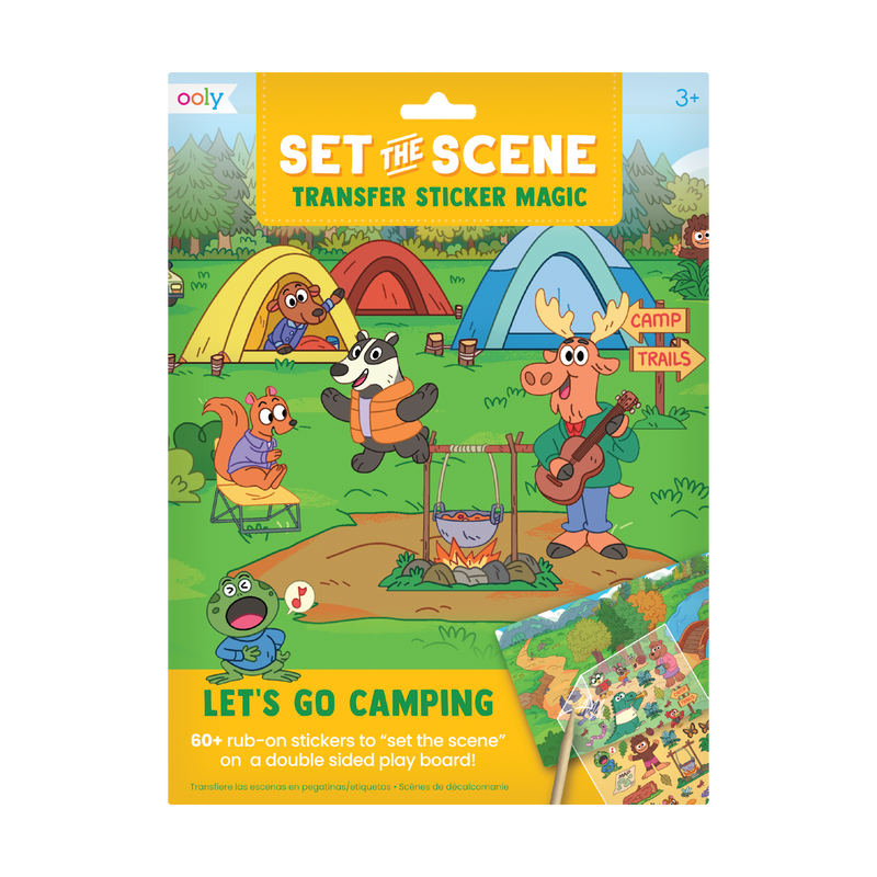 Let’s Go Camping Set The Scene Transfer Stickers Magic