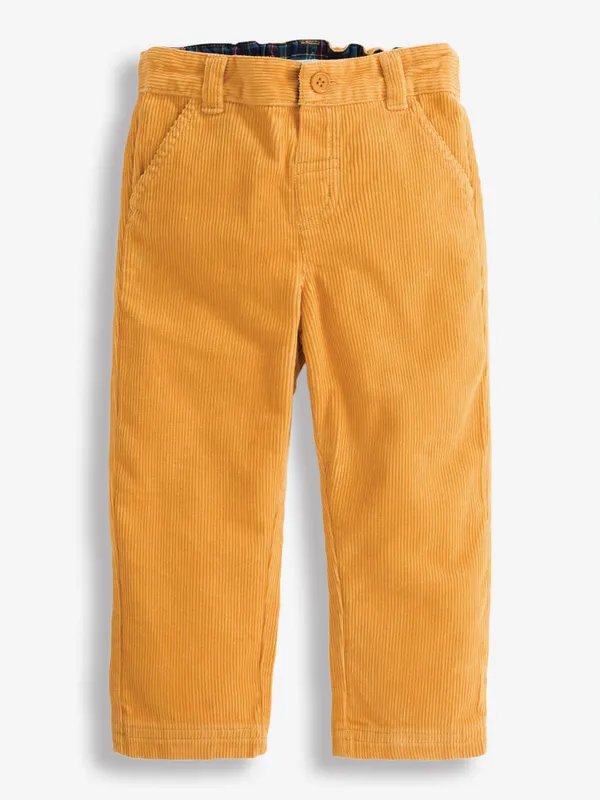 Corduroy Trousers- Mustard - Select Size