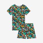 Rio Short Sleeve Short Length Pajama Set- Posh Peanut - Select Size