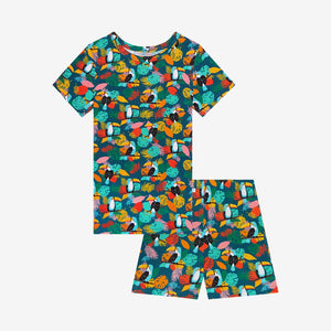 
            
                Load image into Gallery viewer, Rio Short Sleeve Short Length Pajama Set- Posh Peanut - Select Size
            
        