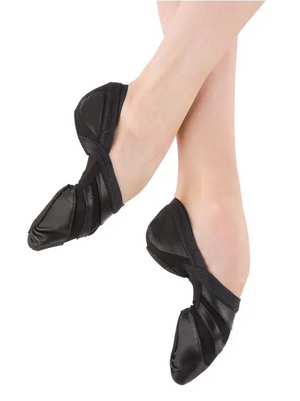
            
                Load image into Gallery viewer, FF01 Black Seamless Stretch Freeform Ballet Shoe - Select Size
            
        