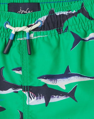 Ocean Green Shark Swim Short 2-12 Years - Select Size