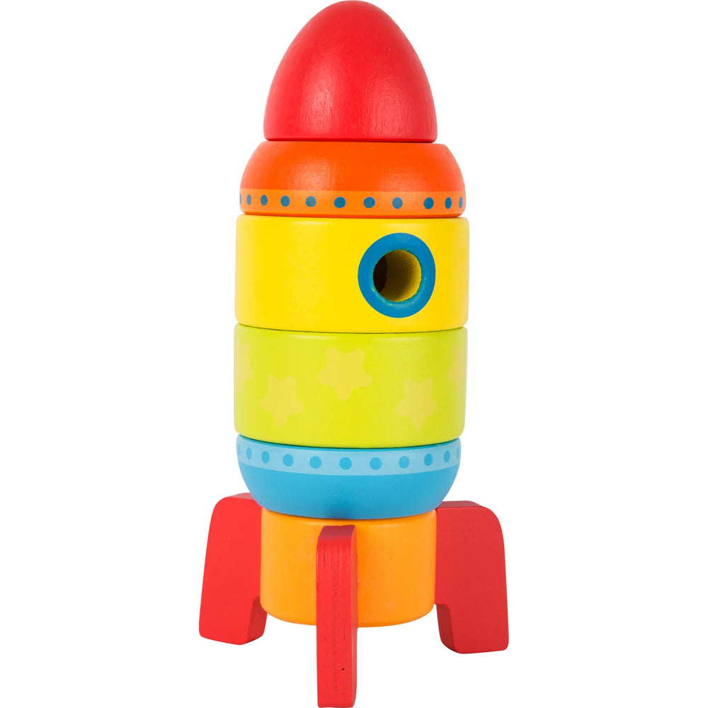 Colorful Stacking Rocket Playset