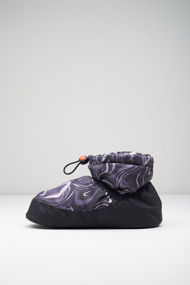 Adult Warm Up Booties - Swirl Print - Select Size