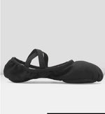 S0284M - Black - Mens Performa Stretch Canvas Ballet Shoe - Select Size