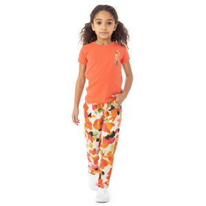 Noruk Coral Parrot Girls Short Sleeve Tee - Select Size