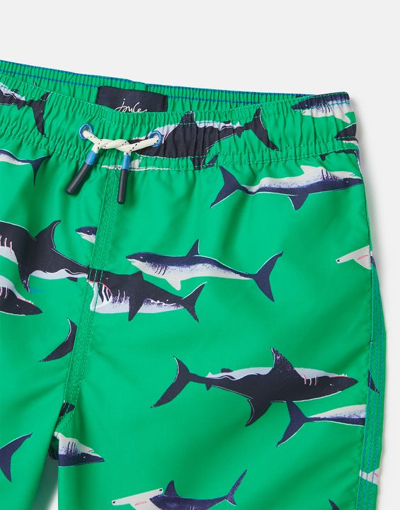 Ocean Green Shark Swim Short 2-12 Years - Select Size