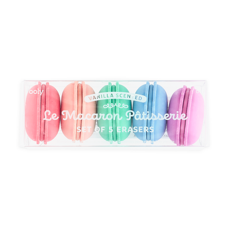 Le Macaron Patisserie Scented Erasers - Set of 5