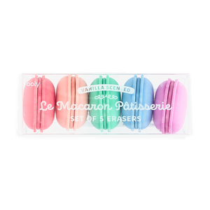 Le Macaron Patisserie Scented Erasers - Set of 5