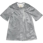 Jane Ladies’ Silver Grey Velvet Coat - Select Size