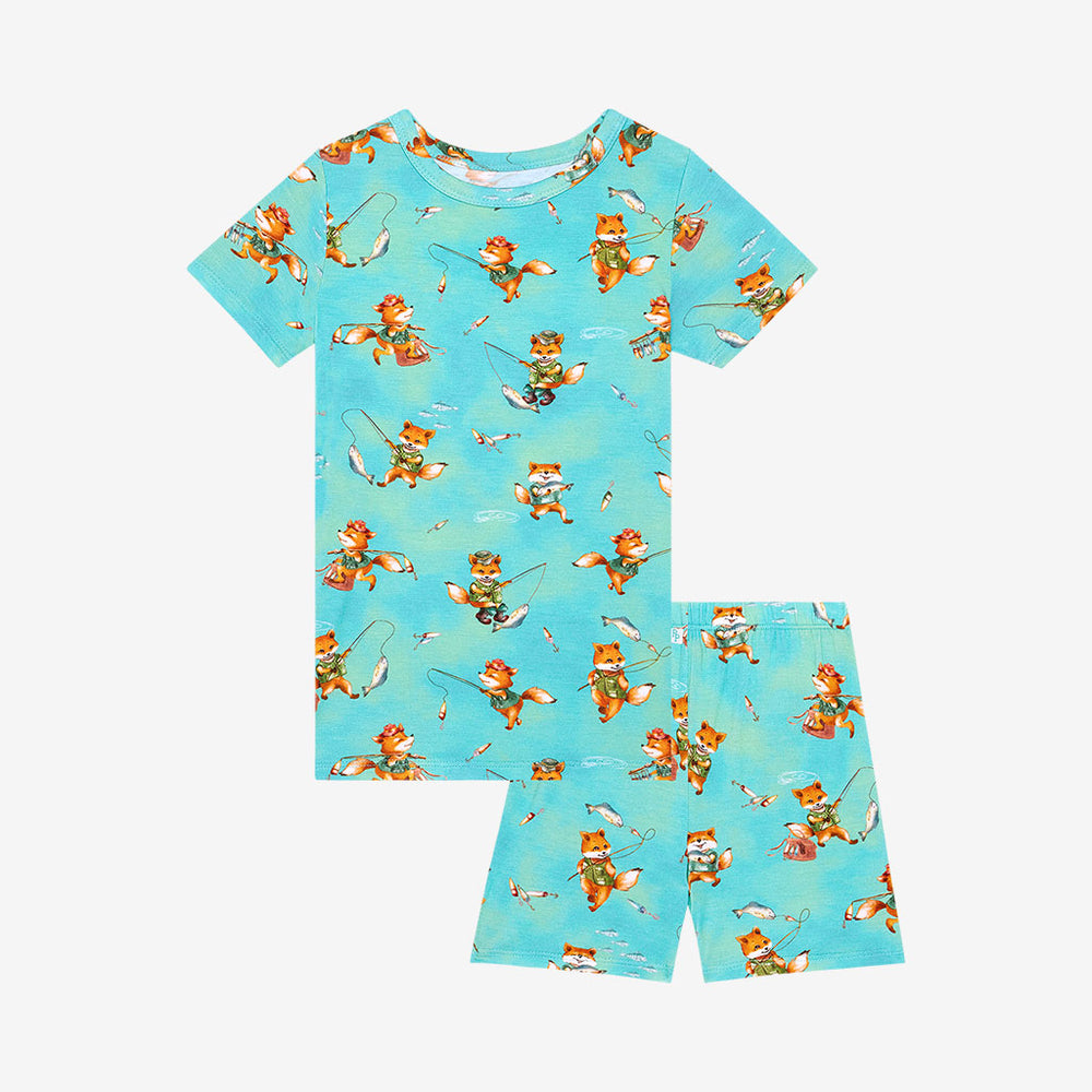 Arlo Short Sleeve Short Length Pajama Set- Posh Peanut - Select Size