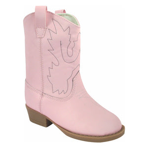 Pink Miller Embroidered Cowboy Boots - Select Size