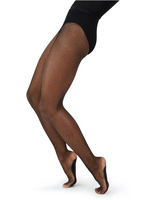 3000C Black Professional Fishnet Seamless Children’s Tights - Select Size