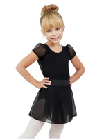 TC0011C - Girl’s Pull-On Skirt in Black - Select Size