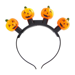 Light Up Jack-o-Lantern Accessories - Choose Headband, Necklace Or Bracelet