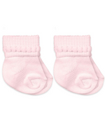 Pink Bubble Bootie Socks - NB (0-1)
