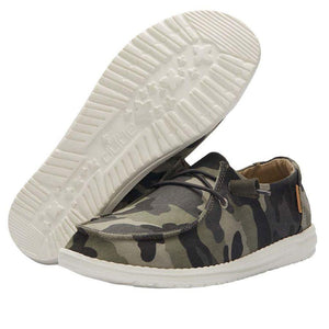 Wendy Camo Print - Select Size - Hey Dudes - Ladies