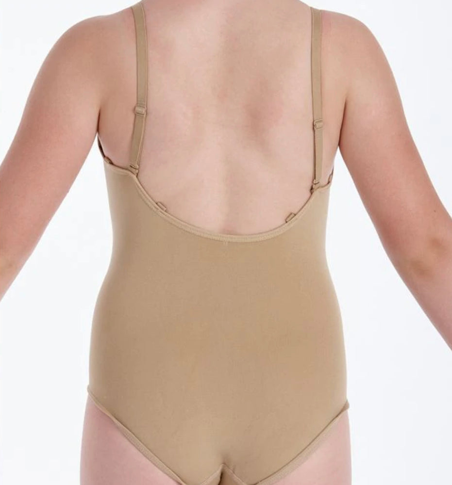 Nude Low Back Camisole Leotard - Girls & Ladies - Select Size