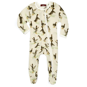 
            
                Load image into Gallery viewer, Duck Organic Cotton Zipper Footed Romper - Select Size
            
        