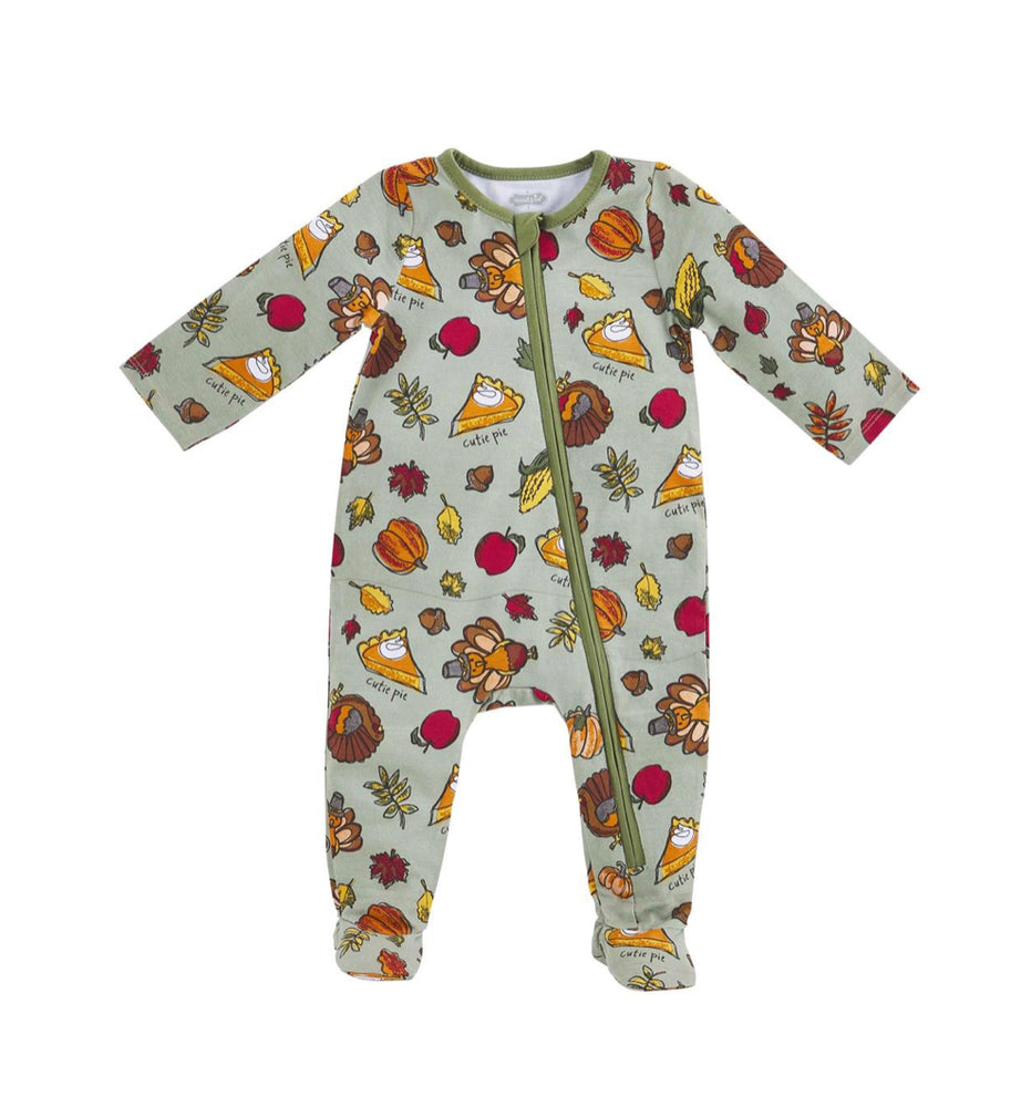 Green Thanksgiving Sleeper - Select Size
