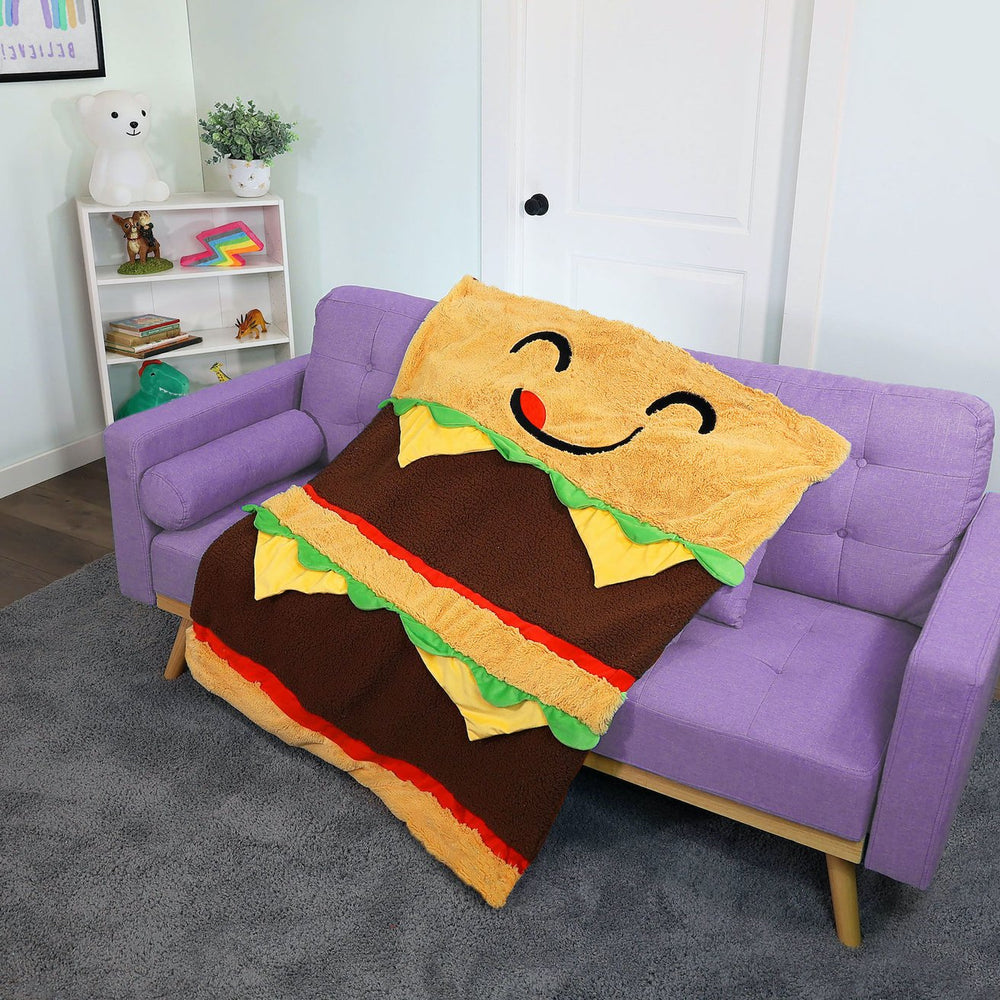 Cheeseburger Snuggly Blanket