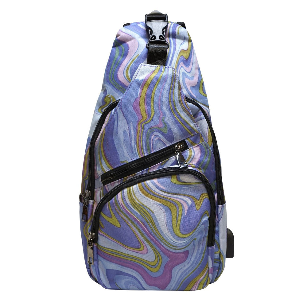 Nupouch Anti-Theft Large Daypack - Amethyst Swirl