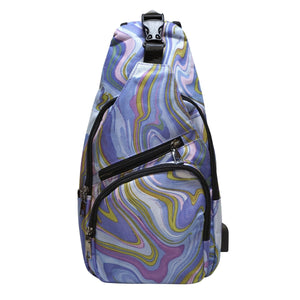 
            
                Load image into Gallery viewer, Nupouch Anti-Theft Large Daypack - Amethyst Swirl
            
        