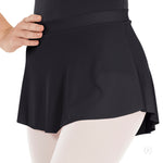 Ladies Black Pull-On Mini Ballet Skirt - Select Size