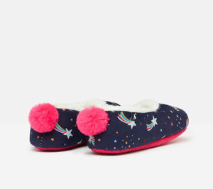 Dreama Girl’s Slipper with Sequin Applique’ Star - Select Size