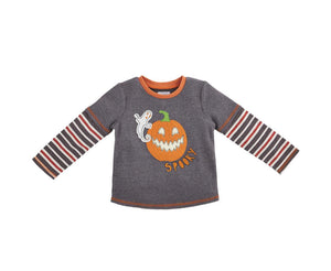 
            
                Load image into Gallery viewer, Pumpkin Halloween Long Sleeve Boys Tee- Select Size
            
        