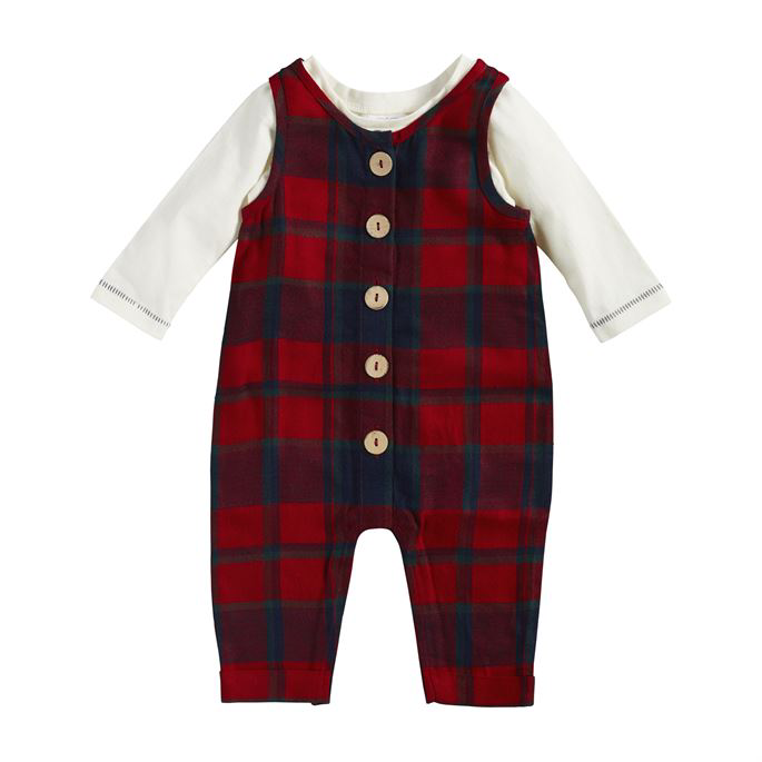 Tartan Overall Set - Select Size
