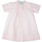 Pink Folded Daygown with Lace - Newborn