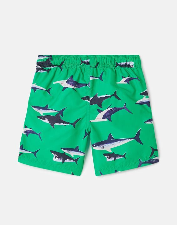 Ocean Green Shark Swim Short 2-12 Years - Select Size